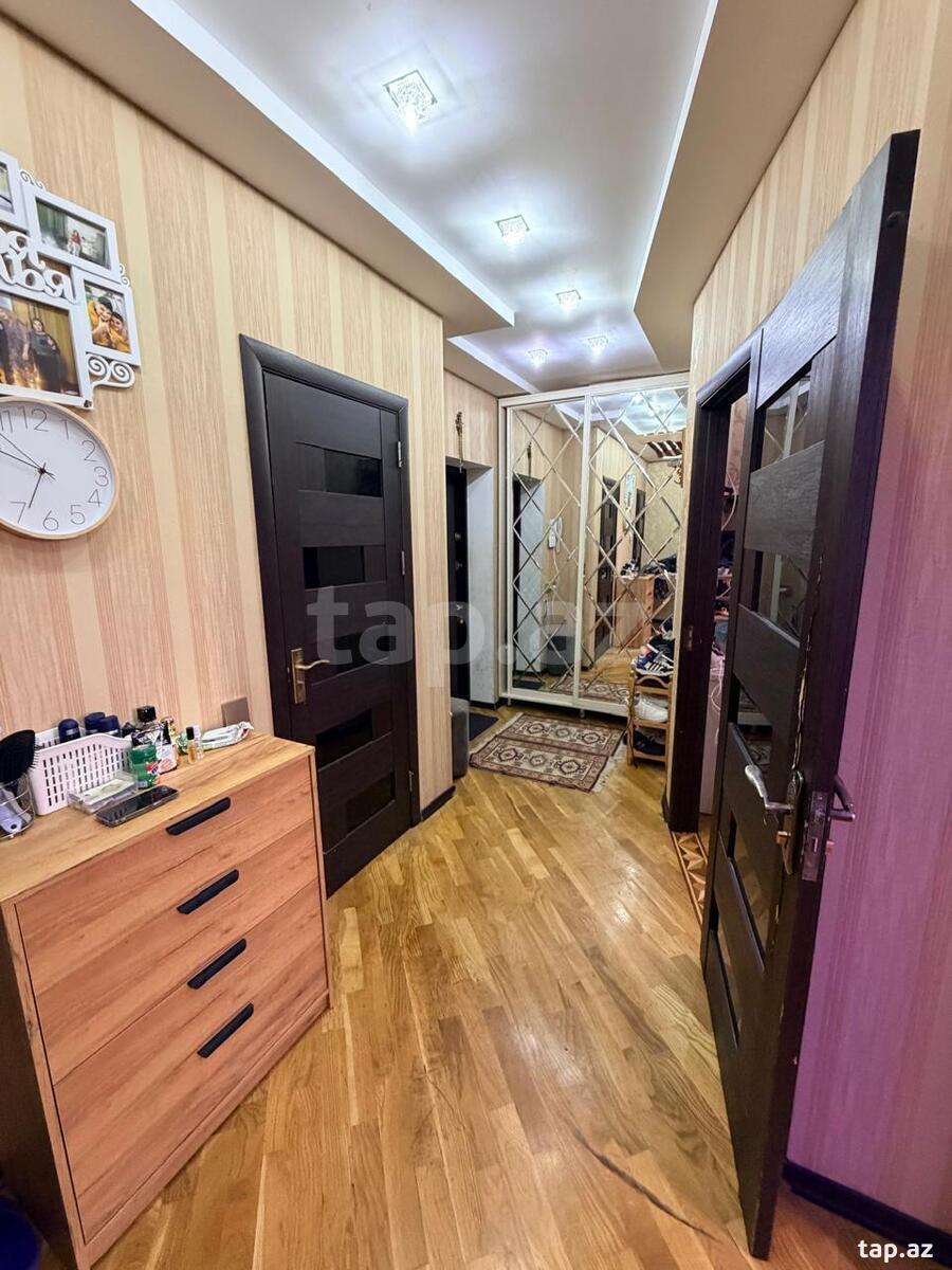 3-otaqlı yeni tikili, Həzi Aslanov m., 97 m² (10)