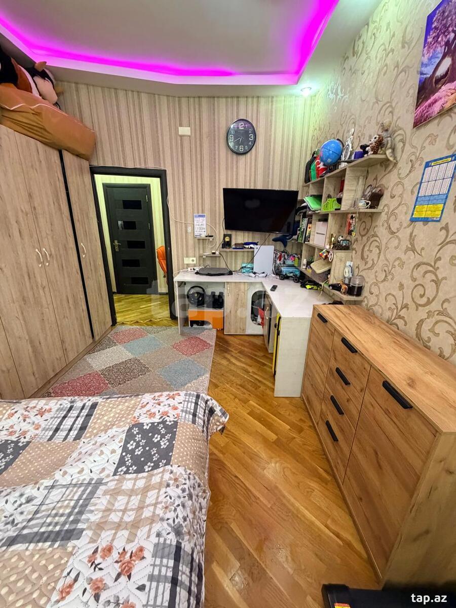 3-otaqlı yeni tikili, Həzi Aslanov m., 97 m² (9)