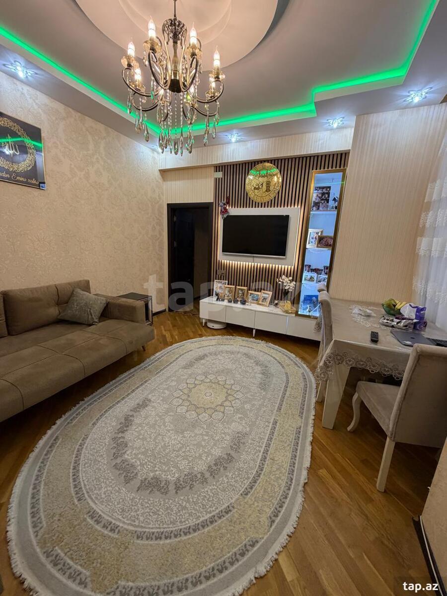 3-otaqlı yeni tikili, Həzi Aslanov m., 97 m² (7)