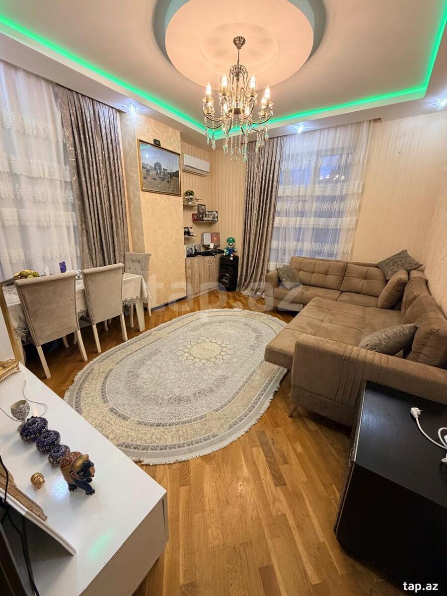3-otaqlı yeni tikili, Həzi Aslanov m., 97 m² (2)
