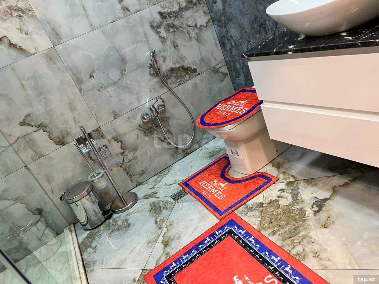3-otaqlı yeni tikili kirayə verilir, Tbilisi pr., 110 m² (9)