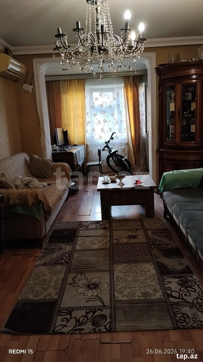 2-otaqlı mənzil, Avtovağzal m., 55 m²