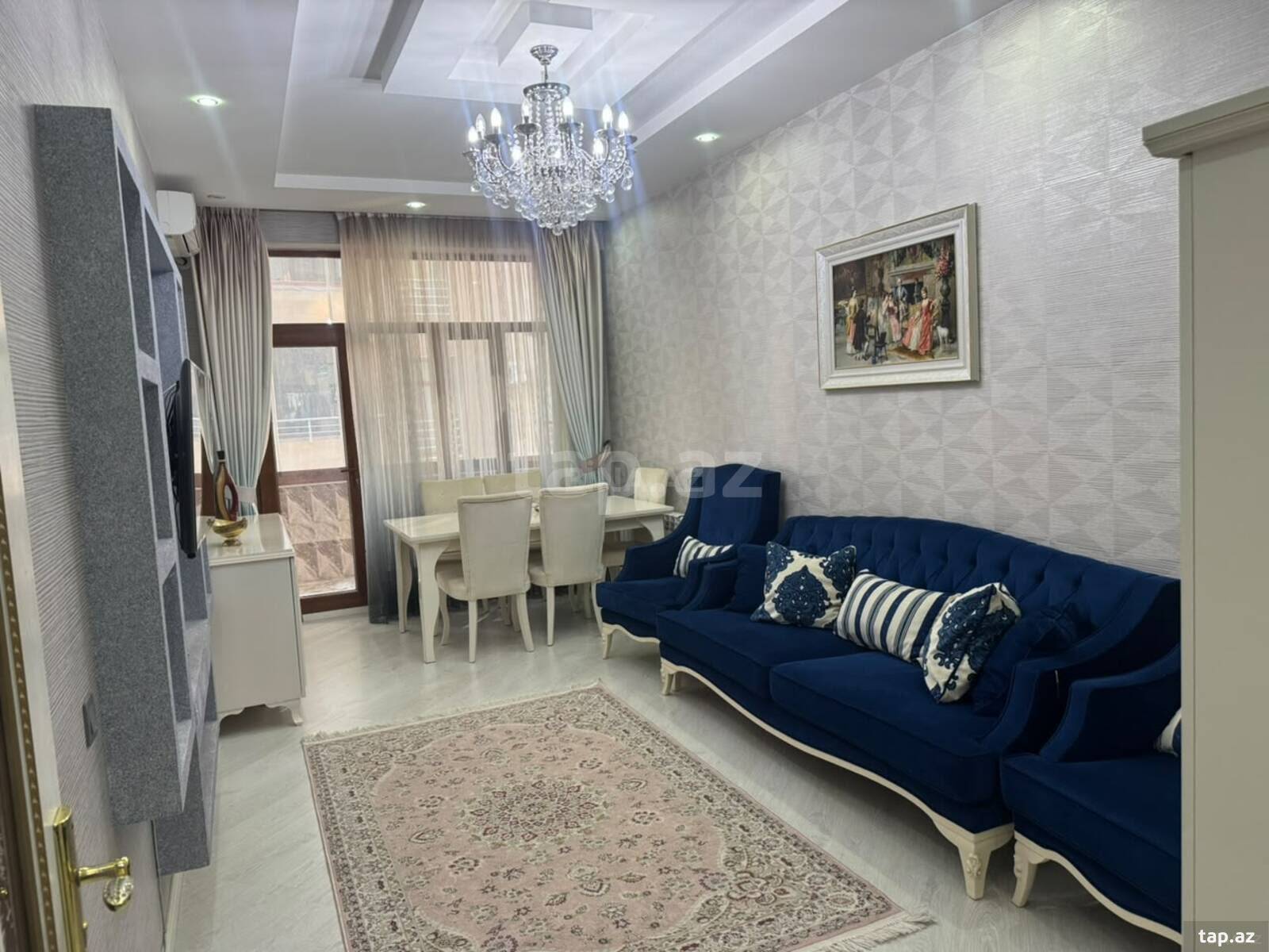 3-otaqlı yeni tikili kirayə verilir, Xətai m., 105 m²