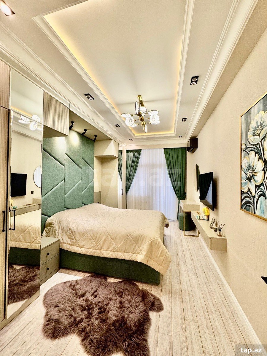 3-otaqlı yeni tikili kirayə verilir, Afiyeddin Cəlilov küç., 120 m² (3)