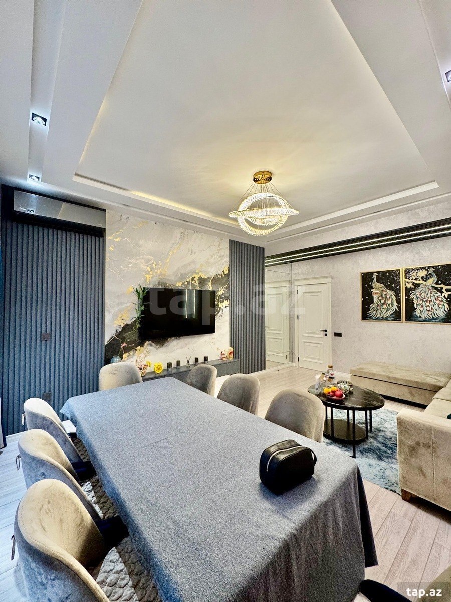 3-otaqlı yeni tikili kirayə verilir, Afiyeddin Cəlilov küç., 120 m² (12)