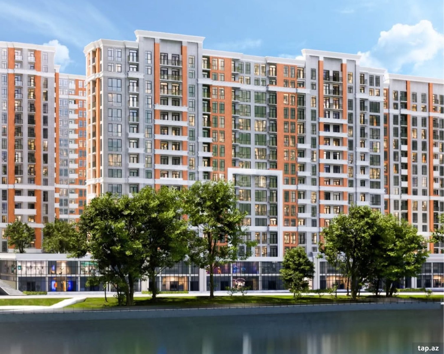2-otaqlı yeni tikili kirayə verilir, Yasamal r., 48 m² (19)