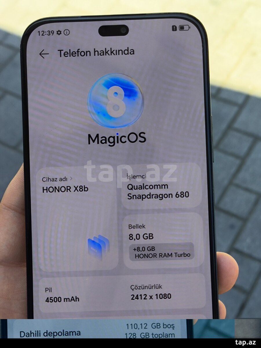 Honor X8b Midnight Black 128GB/8GB (2)