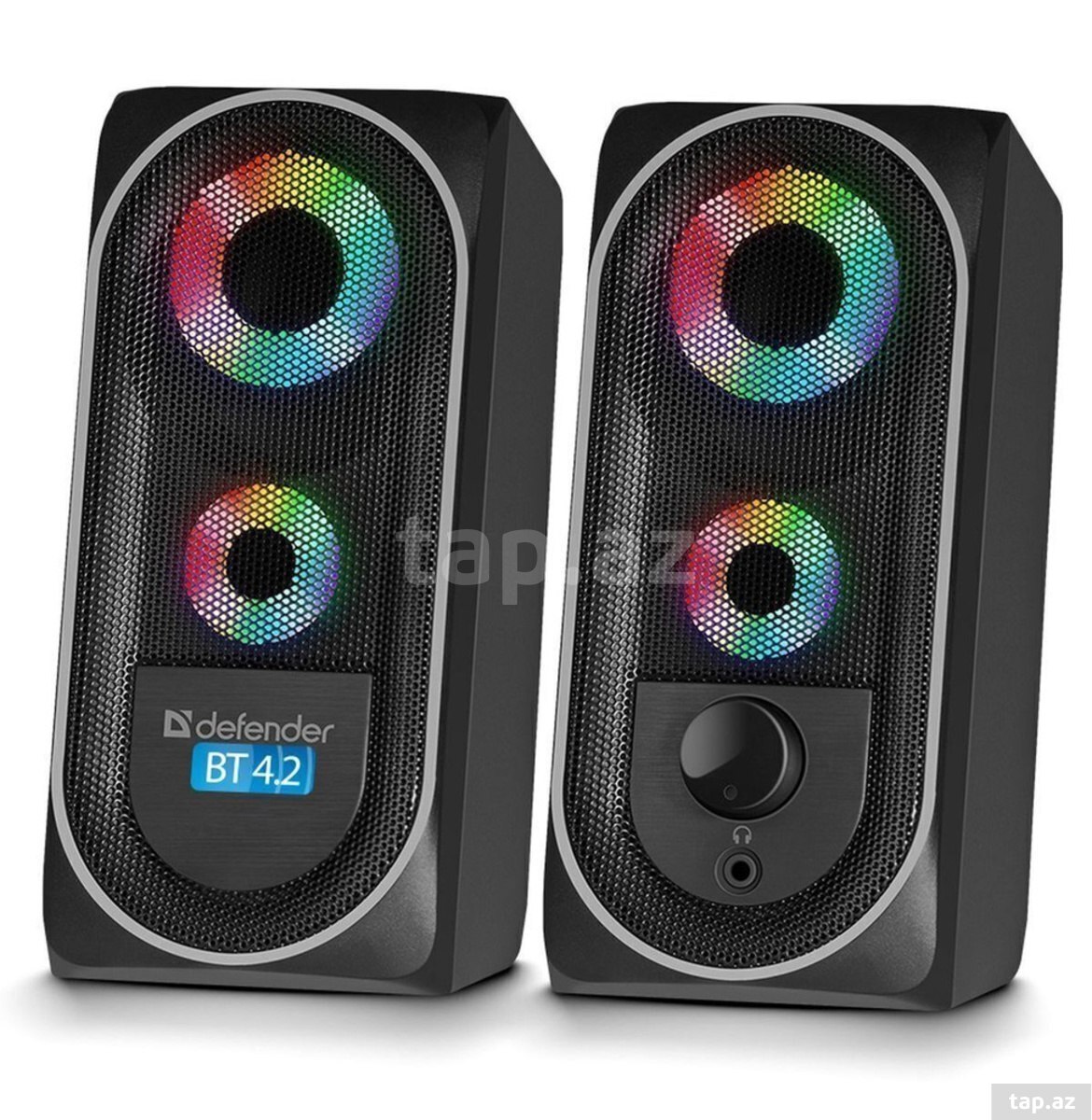 Defender Solar 4 2.0 Speaker system, 8W, BT/Light, USB powered — 1