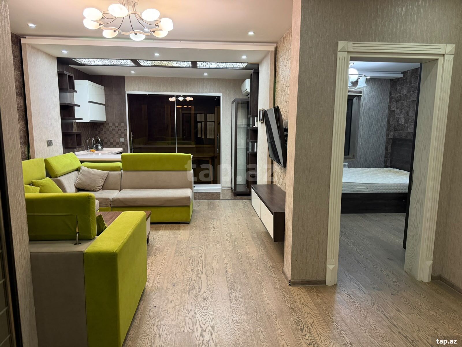 2-otaqlı yeni tikili kirayə verilir, 8 Noyabr m., 61 m² (2)