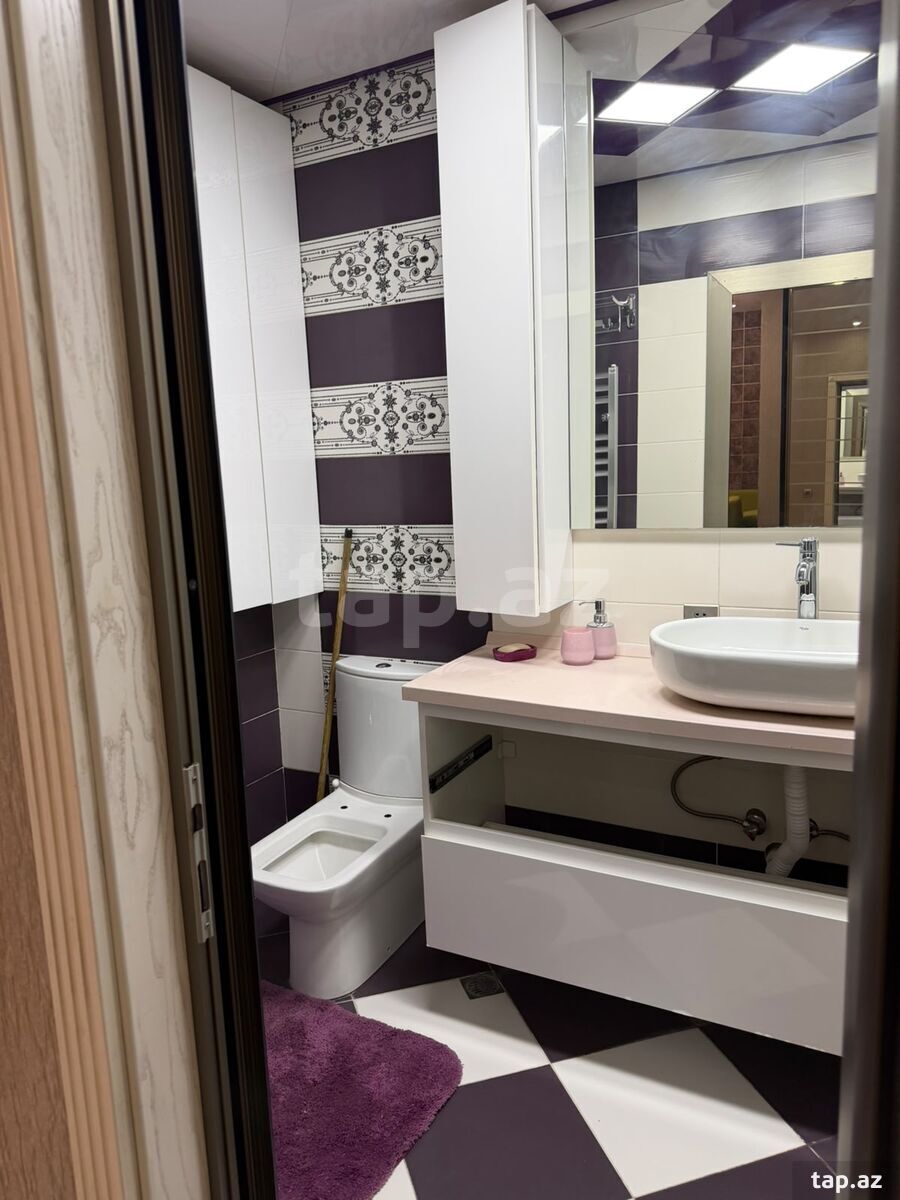 2-otaqlı yeni tikili kirayə verilir, 8 Noyabr m., 61 m² (11)