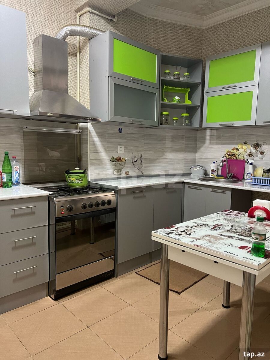 3-otaqlı yeni tikili, Həzi Aslanov m., 110 m² (8)