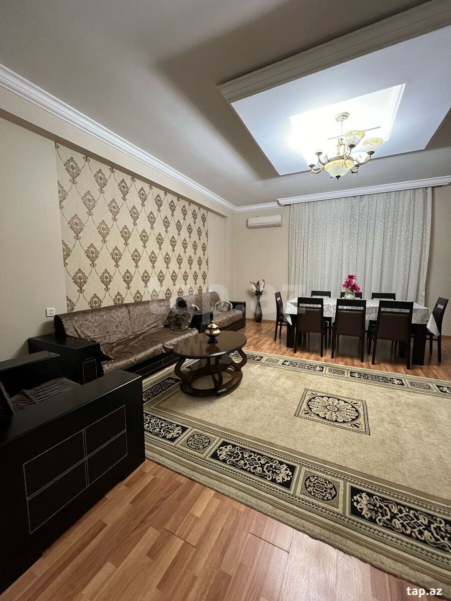 3-otaqlı yeni tikili, Həzi Aslanov m., 110 m² (3)