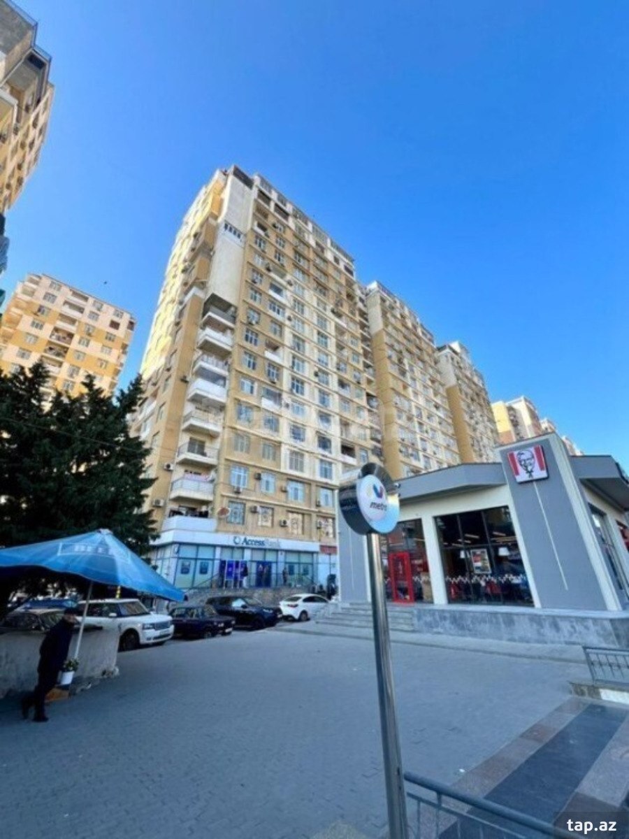 3-otaqlı yeni tikili, Həzi Aslanov m., 110 m²