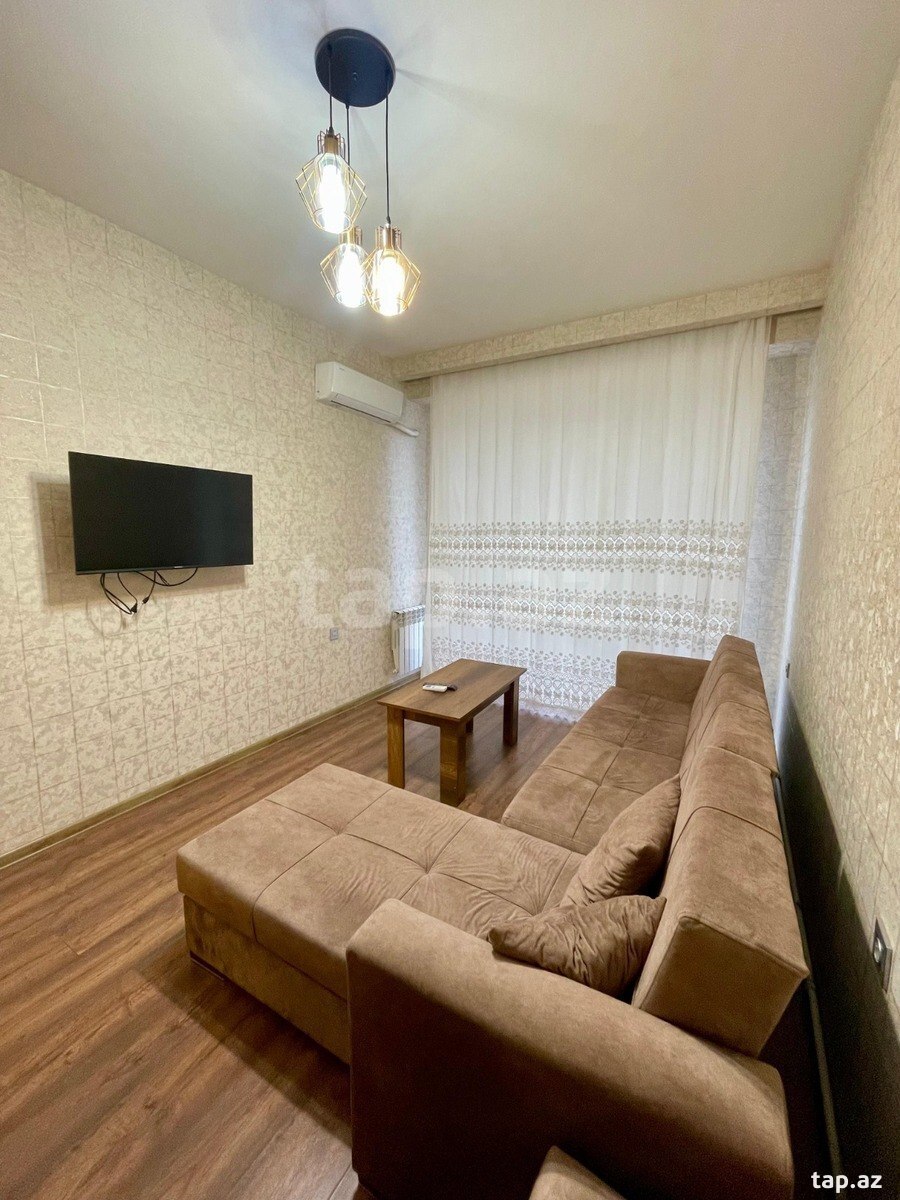2-otaqlı yeni tikili kirayə verilir, Yasamal r., 50 m²