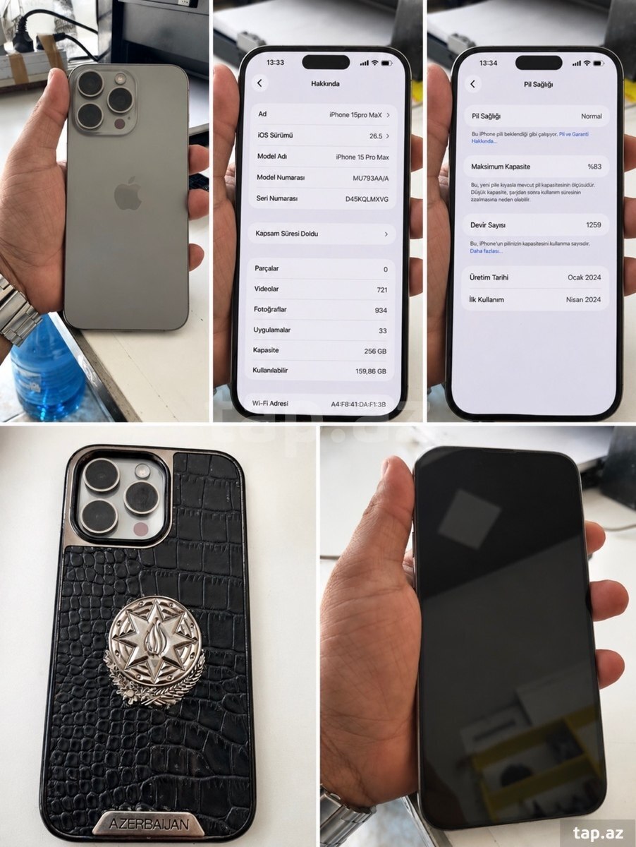 Apple iPhone 15 Pro Max White Titanium 256GB/8GB