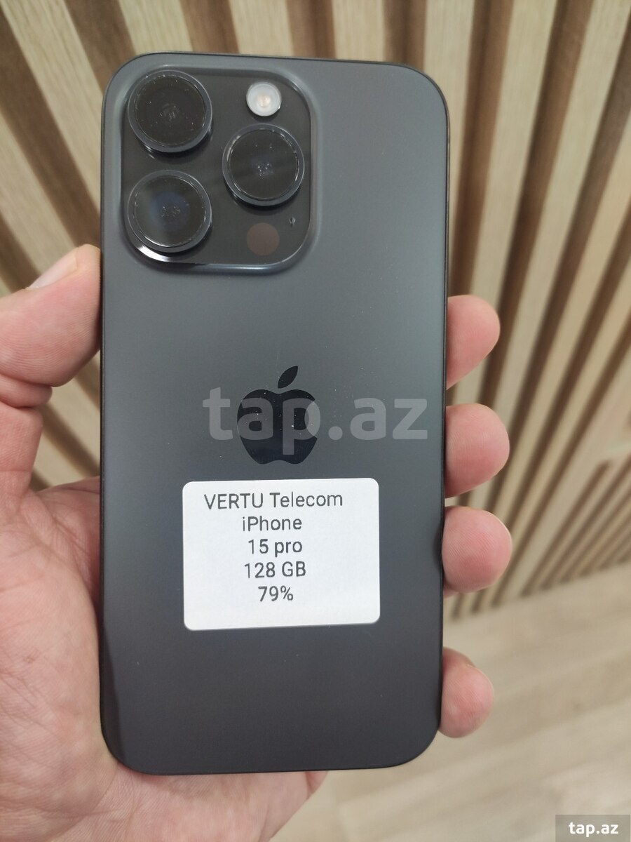 Apple iPhone 15 Pro Black Titanium 128GB/8GB