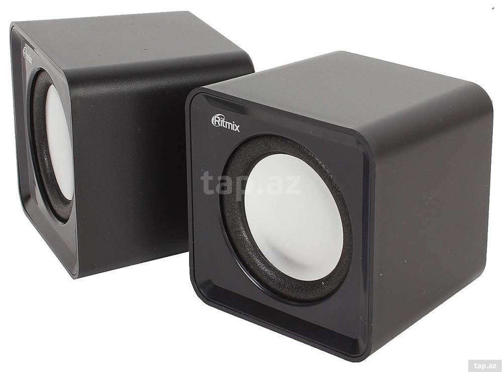 Ritmix SP-2020 Black / 5W (2*2.5W), 45mm, USB, jack 3.5mm, 60-20000Hz, reg. Volume, 62*62*55.2mm, Bl — 1