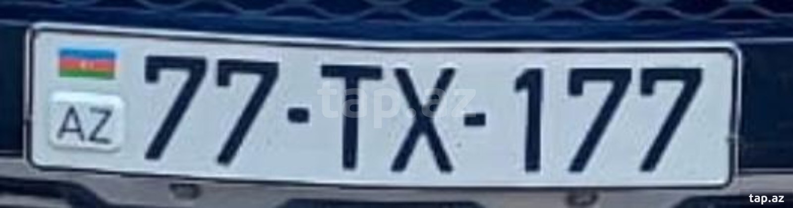 Avtomobil qeydiyyat nişanı - 77-TX-177