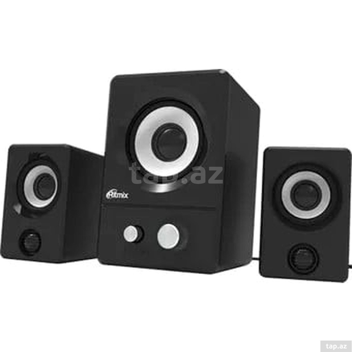 Ritmix SP-2121 Black / 2.1 system, 9W (2*2W + 5W), USB, jack 3.5mm, adjustable. volume, plastic — 1