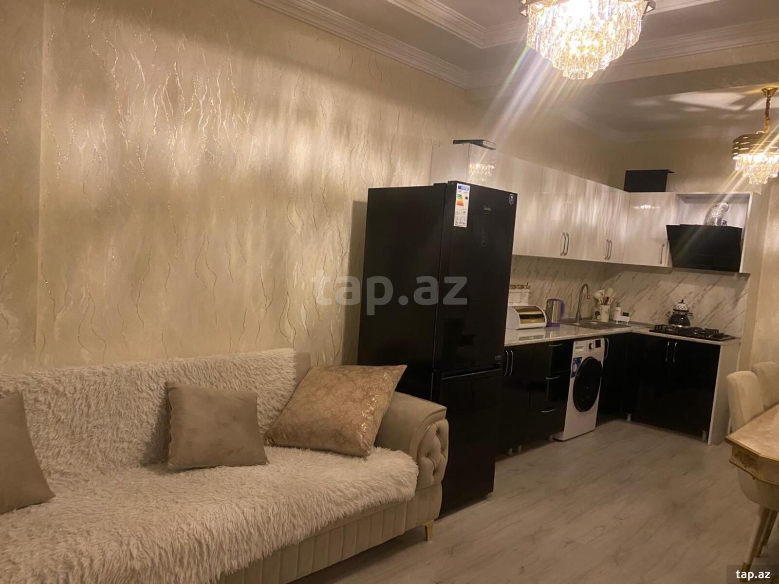 2-otaqlı yeni tikili kirayə verilir, Yeni Yasamal qəs., 60 m² (4)