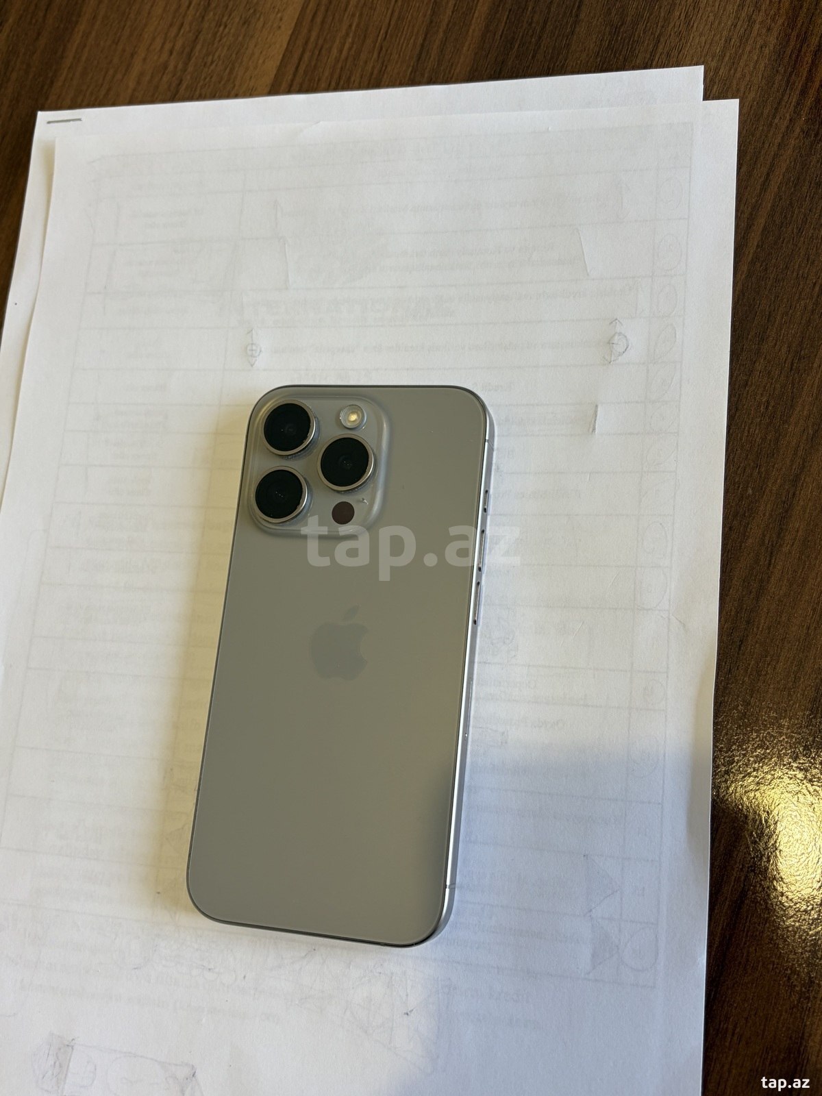 Apple iPhone 15 Pro Natural Titanium 128GB/8GB (3)