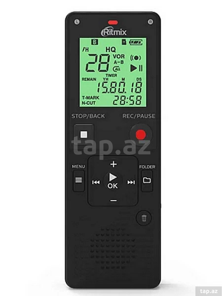 Ritmix RR-820 8GB Black Digital Voice Recorder — 1