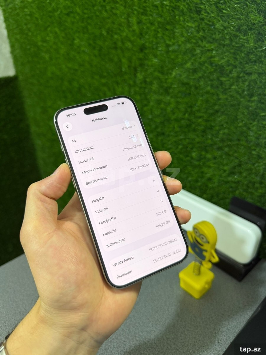 Apple iPhone 15 Pro Natural Titanium 128GB/8GB (2)