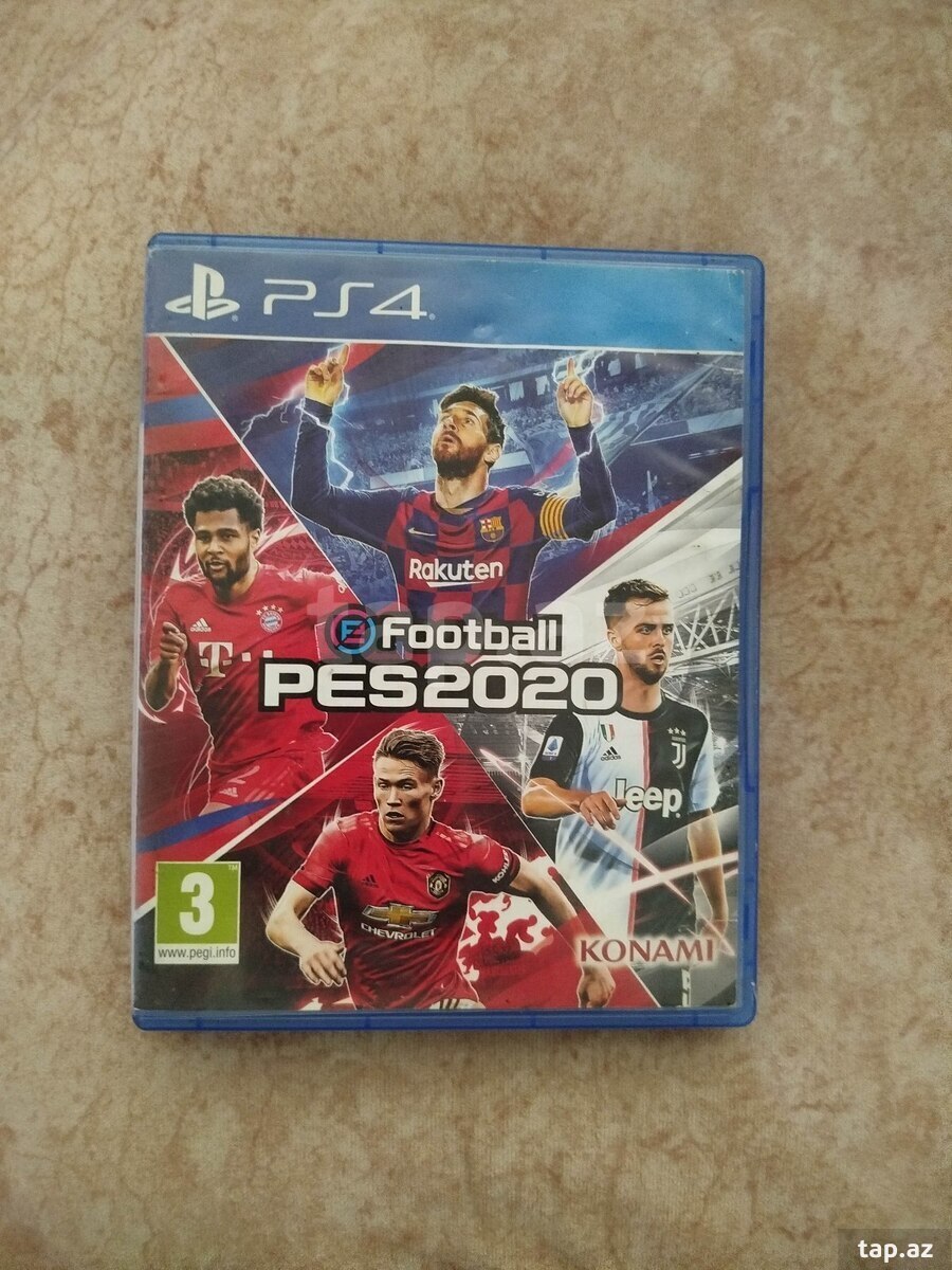 PS4 üçün Football Pes 2020 oyun diski