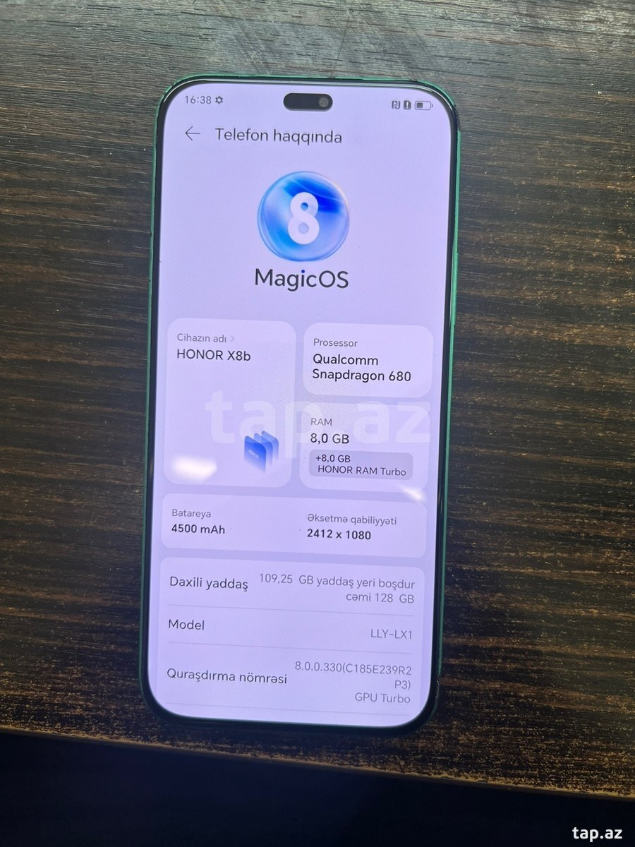 Honor X8b Glamorous Green 128GB/8GB (4)
