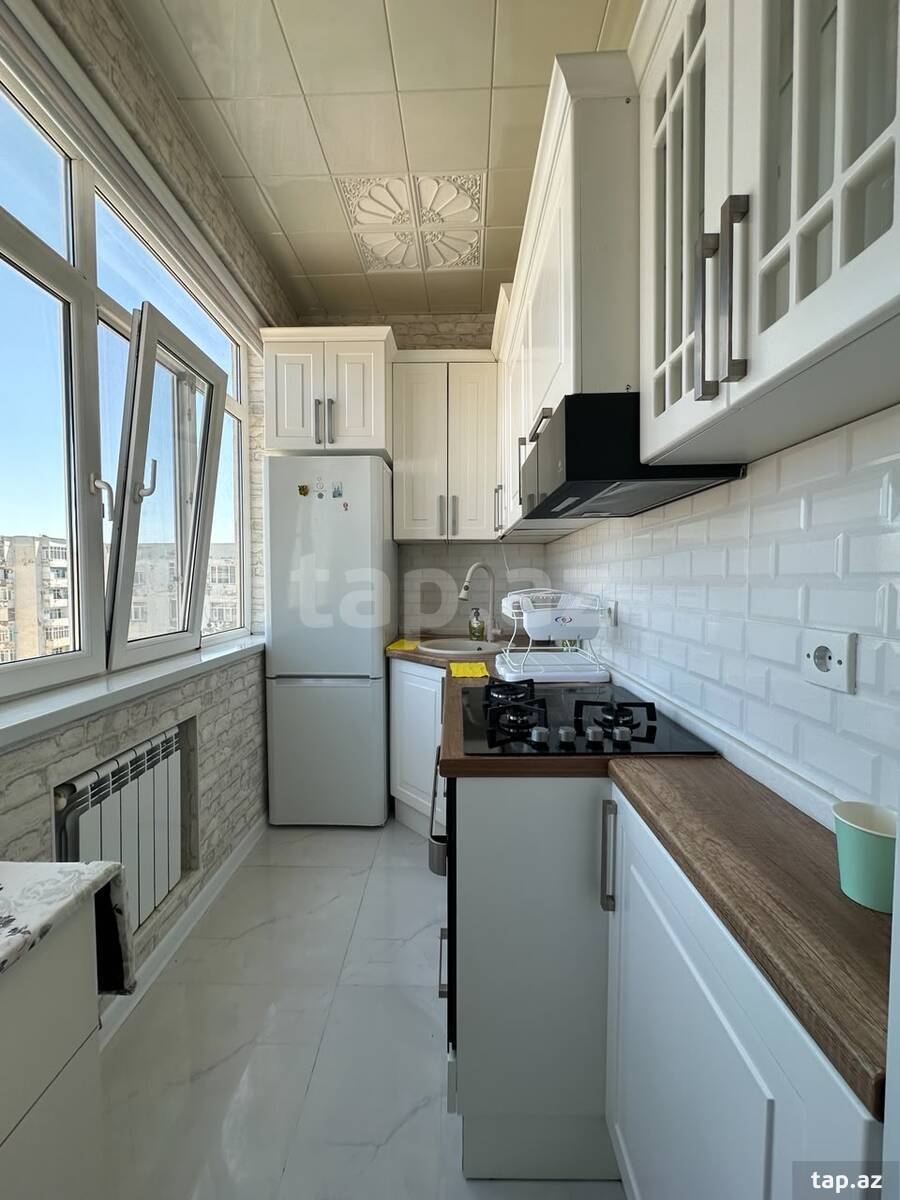 2-otaqlı yeni tikili kirayə verilir, Həzi Aslanov m., 60 m² (5)