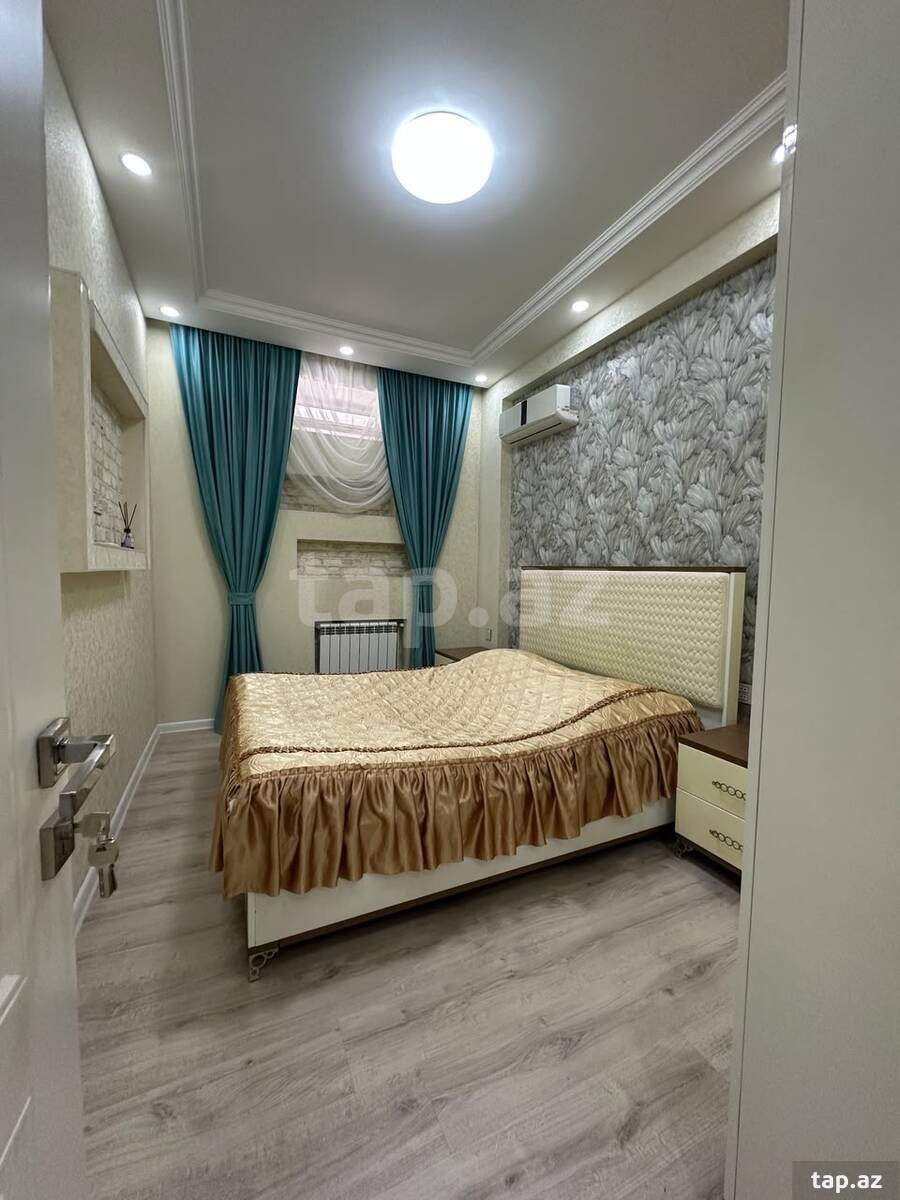 2-otaqlı yeni tikili kirayə verilir, Həzi Aslanov m., 60 m² (3)