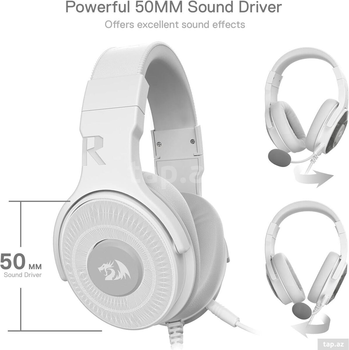 Redragon Pandora H350W-RGB Gaming Headset (2)
