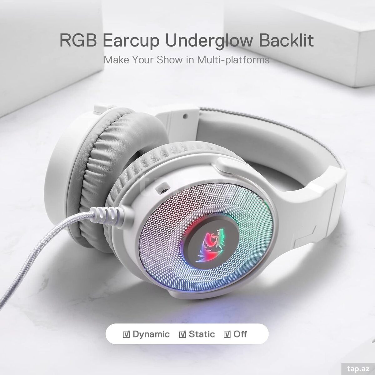 Redragon Pandora H350W-RGB Gaming Headset (4)