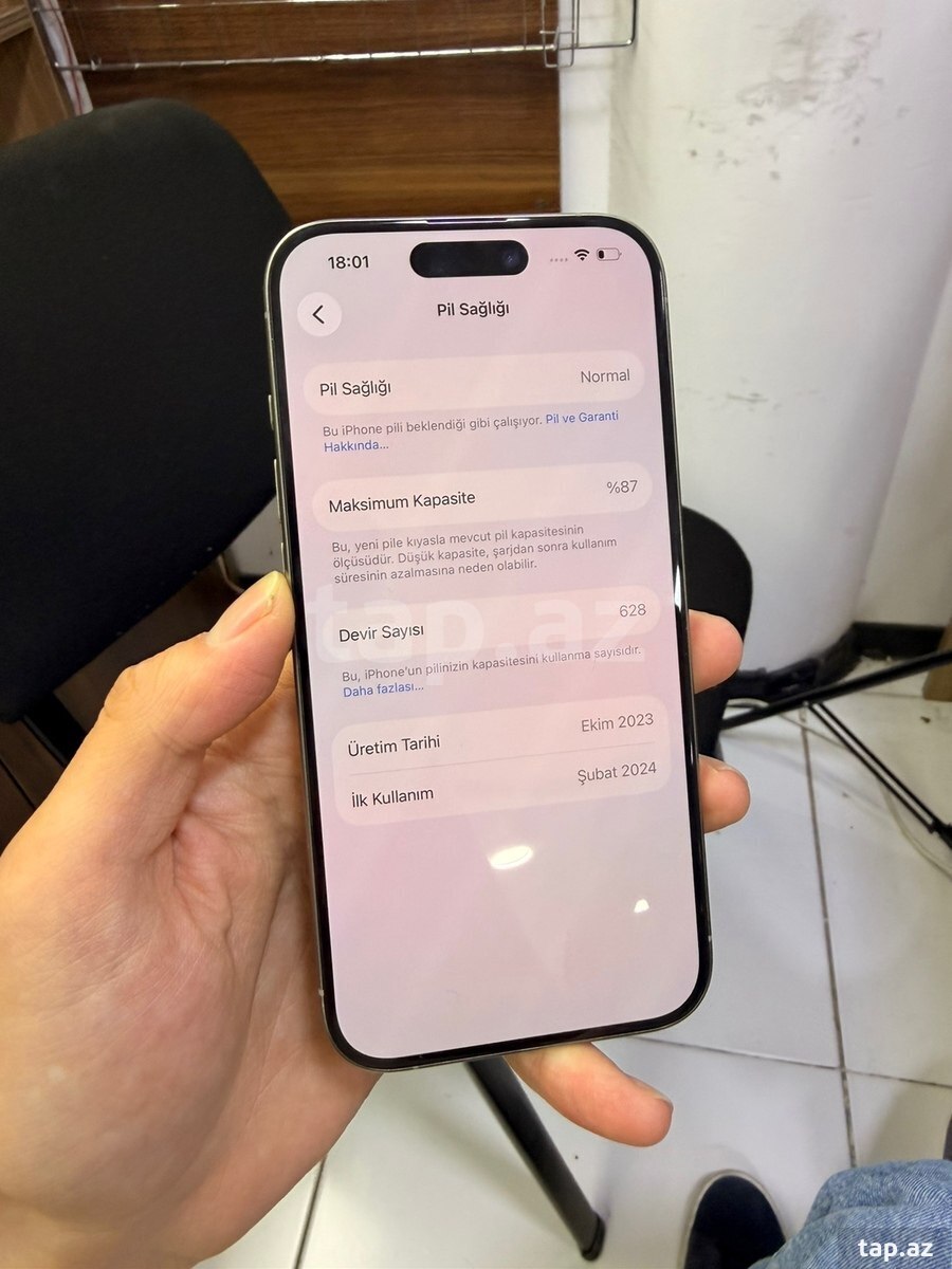 Apple iPhone 15 Pro Black Titanium 128GB/8GB