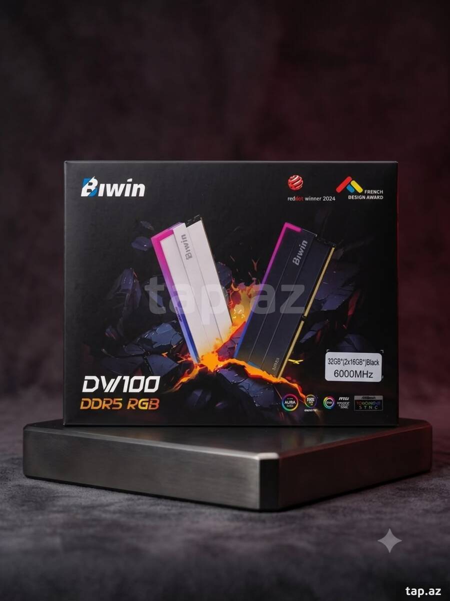  Biwin DV100 DDR5 RGB 32GB (2x16GB) 6000MHz RAM