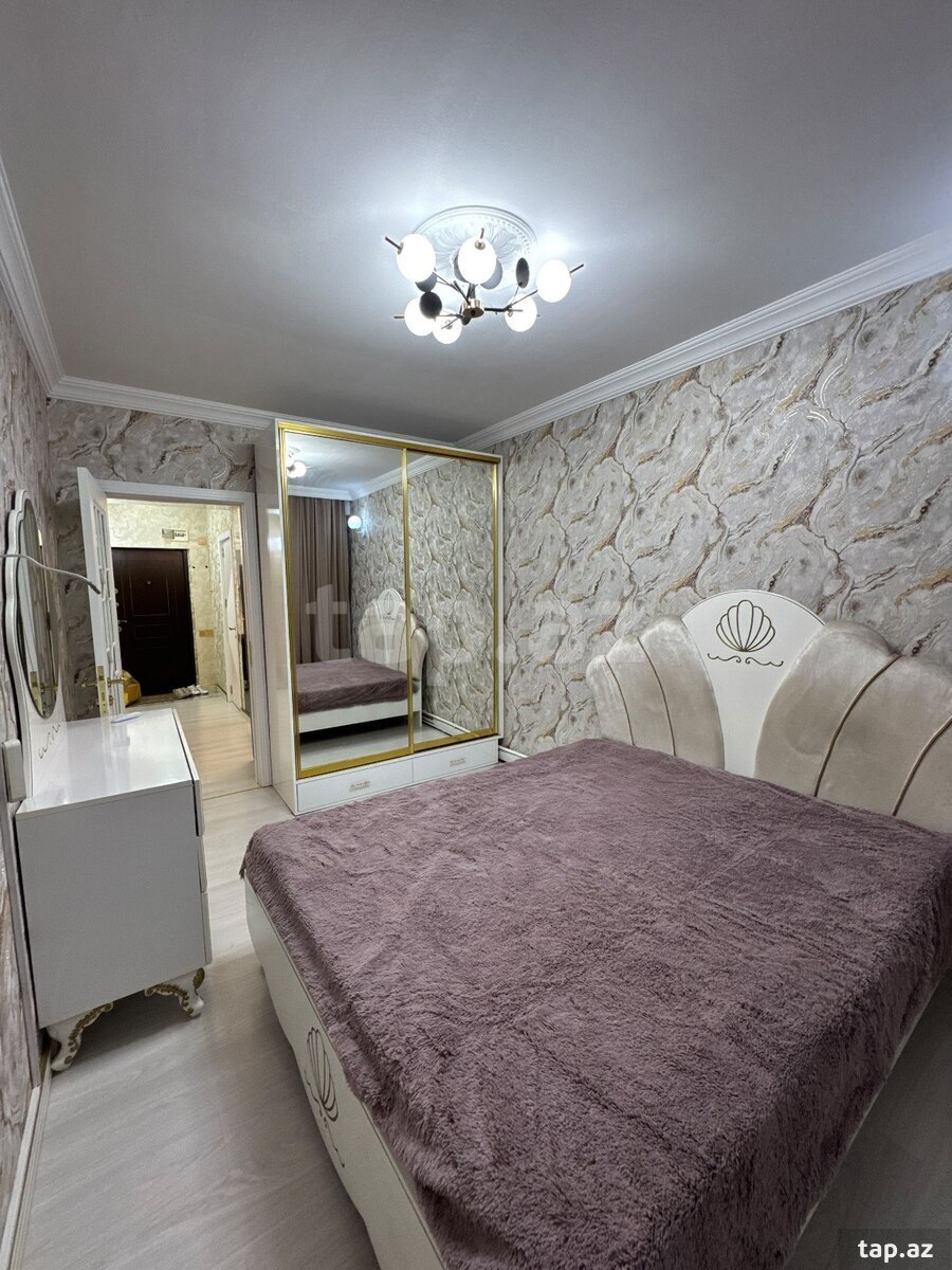 2-otaqlı yeni tikili kirayə verilir, Yeni Yasamal qəs., 60 m² (4)