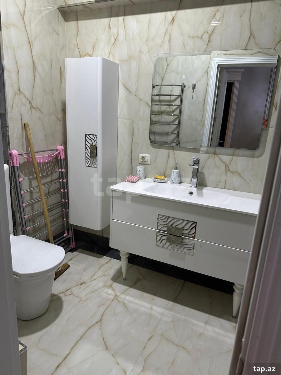 3-otaqlı yeni tikili kirayə verilir, Elmlər Akademiyası m., 130 m² (10)