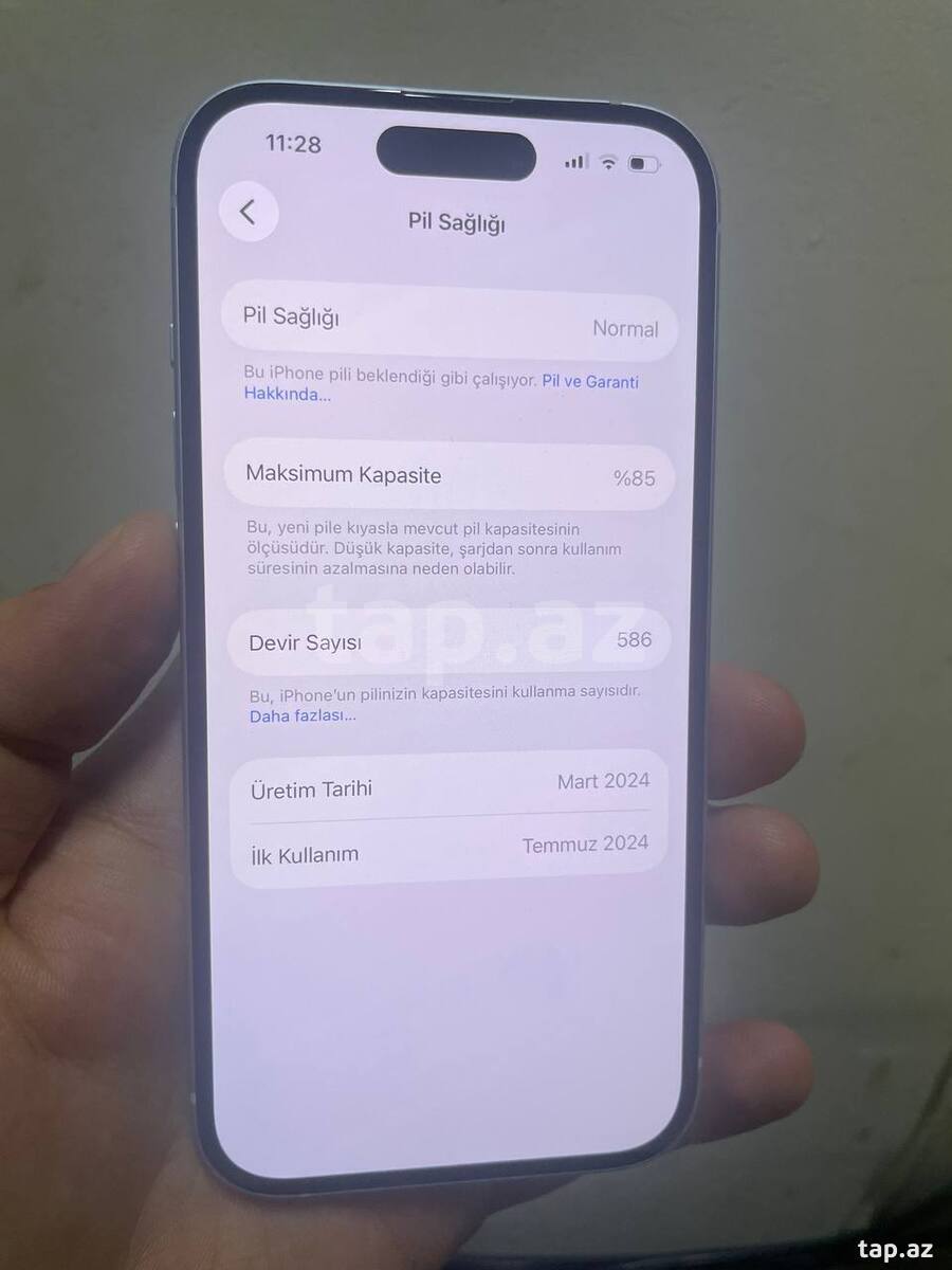 Apple iPhone 15 Blue 128GB/6GB (8)