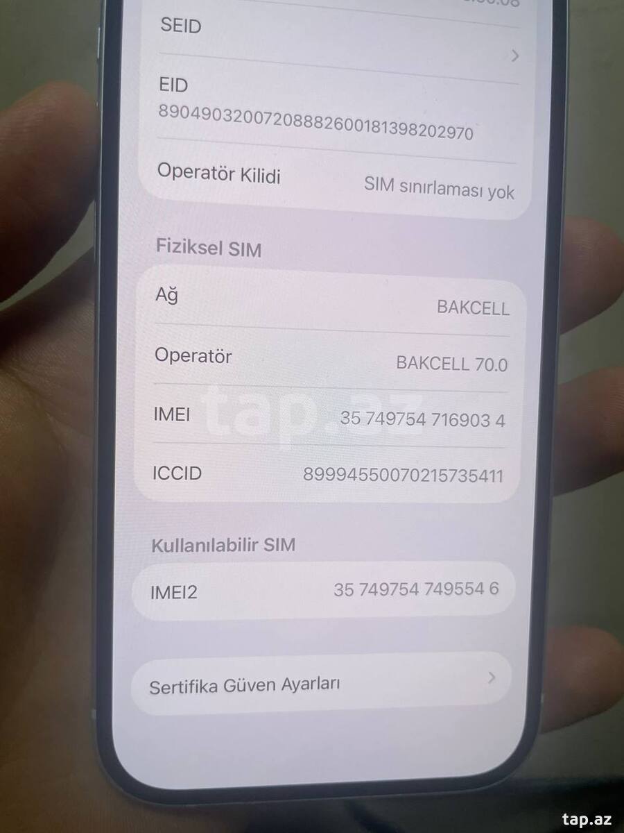 Apple iPhone 15 Blue 128GB/6GB (7)