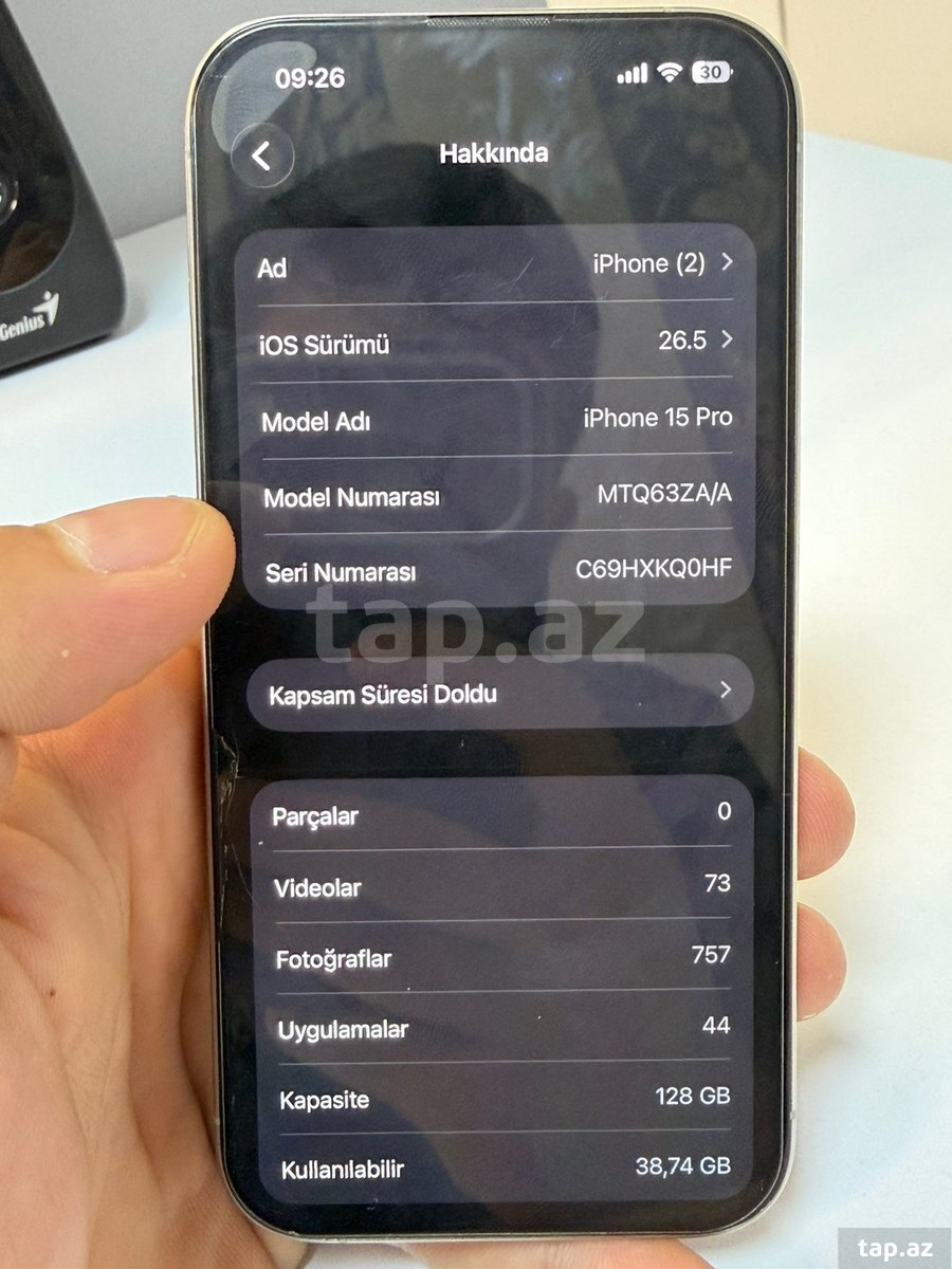 Apple iPhone 15 Pro Natural Titanium 128GB/8GB (9)