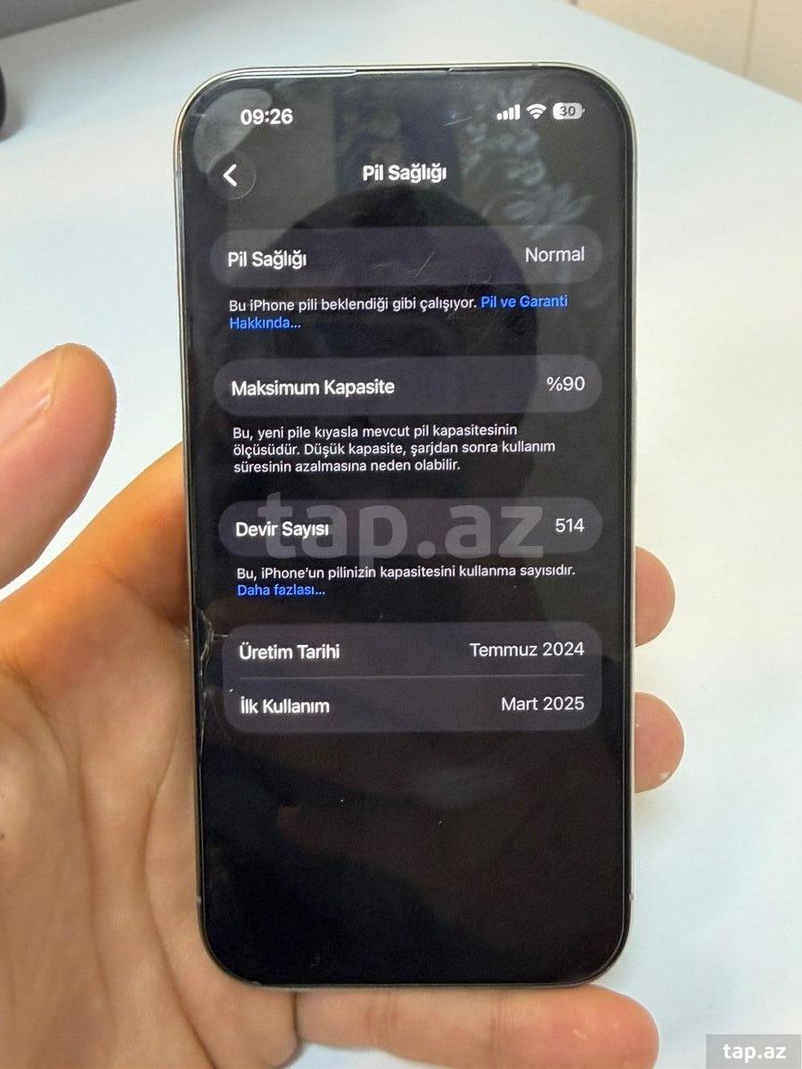 Apple iPhone 15 Pro Natural Titanium 128GB/8GB