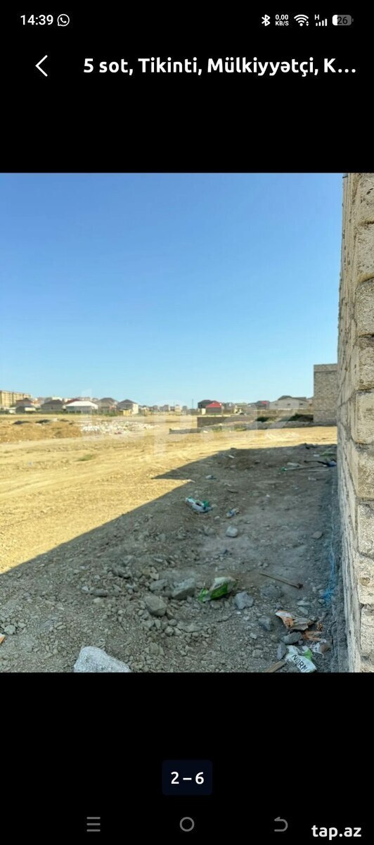 6 sot torpaq sahəsi, Abşeron r.