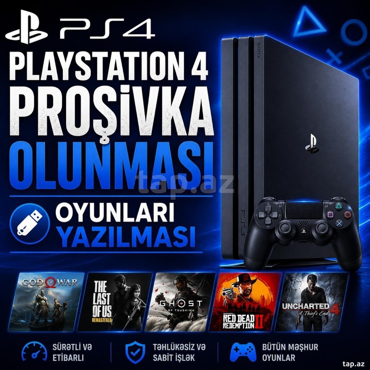 Playstation 4 üçün oyunların yazılması