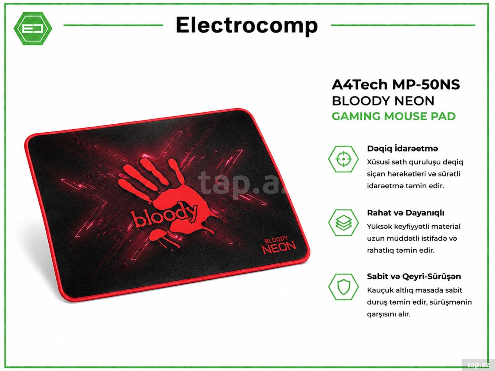 A4Tech MP-50NS Bloody Neon Gaming Mouse Pad