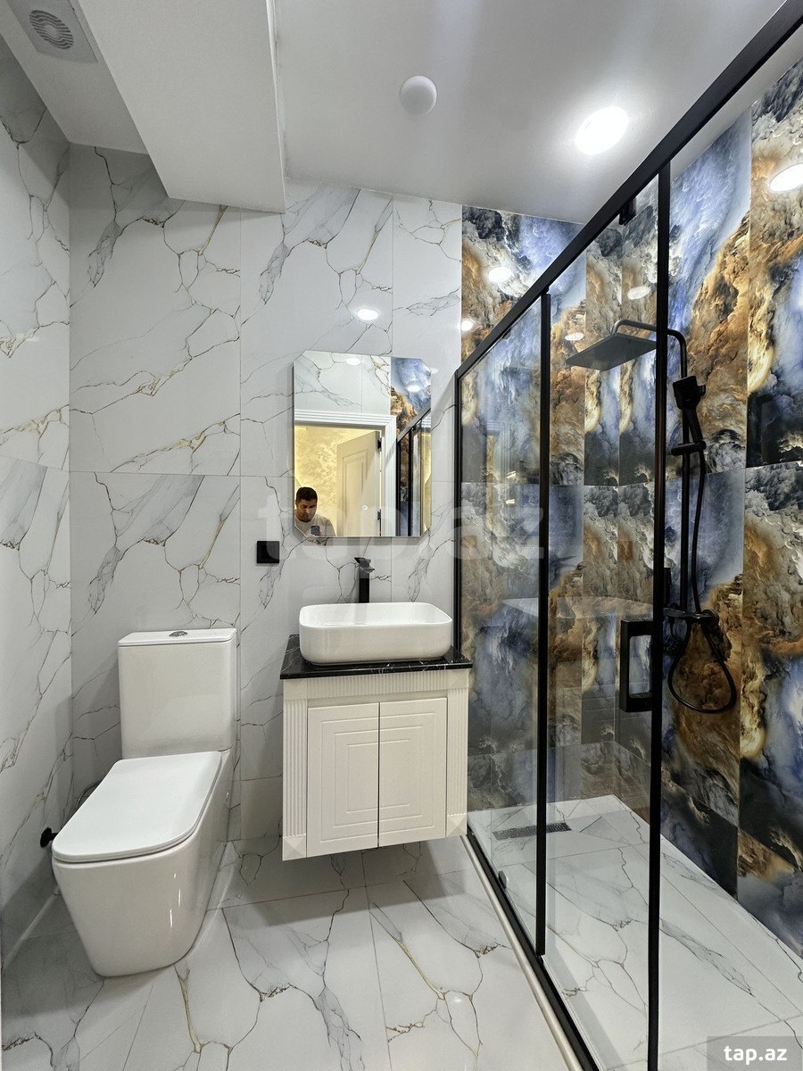 3-otaqlı yeni tikili, S. Ə. Şirvani küçəsi, 68 m²