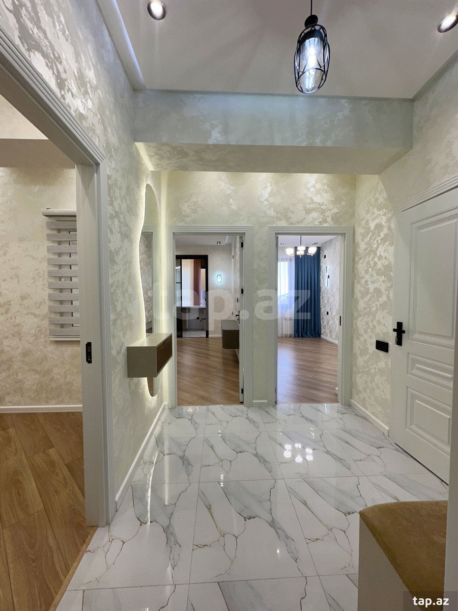 3-otaqlı yeni tikili, S. Ə. Şirvani küçəsi, 68 m²