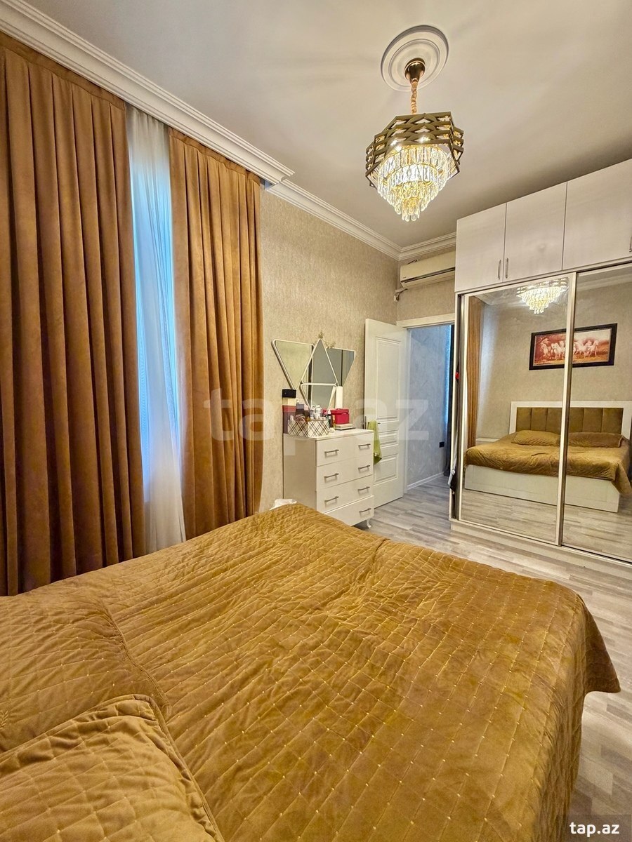 3-otaqlı yeni tikili, Həzi Aslanov m., 77 m²