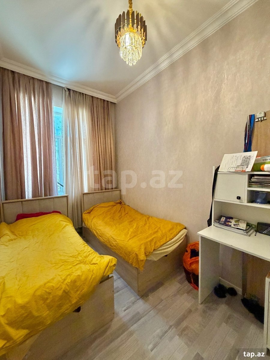 3-otaqlı yeni tikili, Həzi Aslanov m., 77 m²