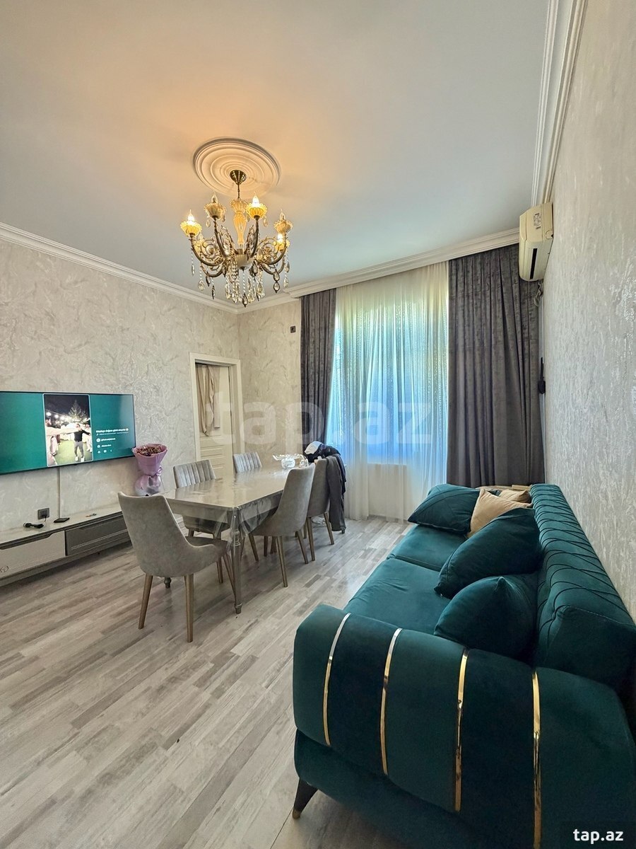 3-otaqlı yeni tikili, Həzi Aslanov m., 77 m²