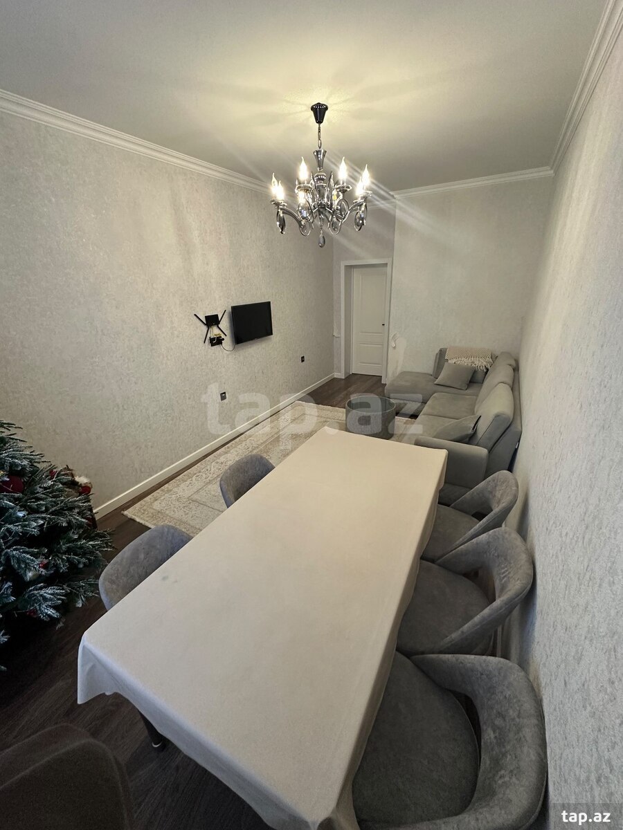 2-otaqlı yeni tikili, Yasamal r., 80 m²